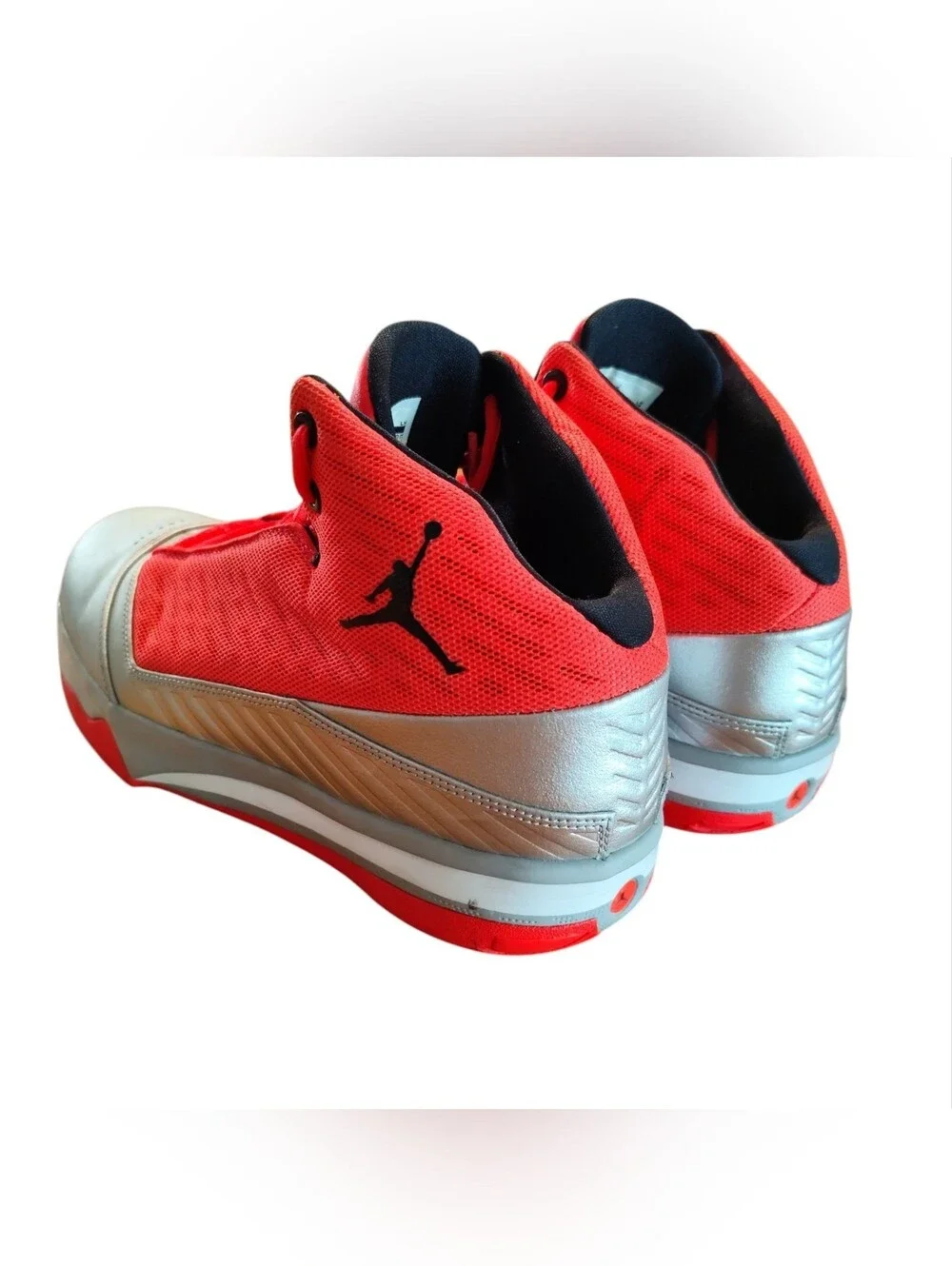 Jordan Men's High-Top Basketball Shoes -  B'mo Red/Silver Size 10.5